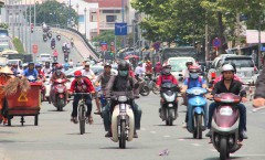 Crossroads of Ho Chi Minh City, Vietnam
