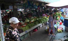 Morning market in Ho Chi Minh City, Vietnam